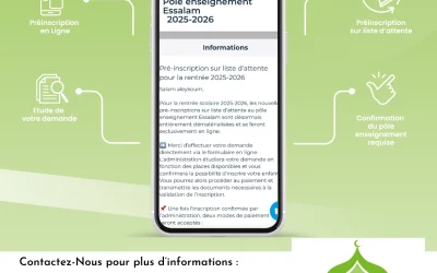 Préinscription arabe annemasse
